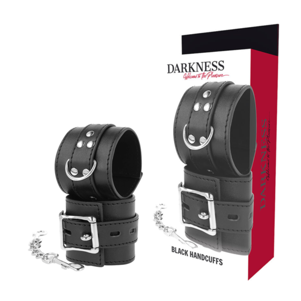 DARKNESS- ALGEMAS DE COURO PRETO