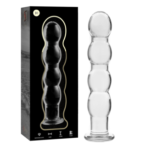 img_157154_af2922f9a334ef0522d696a7934cb851_1 NEBULA SERIES BY IBIZA - MODELO 10 DILDO VIDRO BOROSILICADO TRANSPARENTE 16.5 CM -O- 3.5 CM