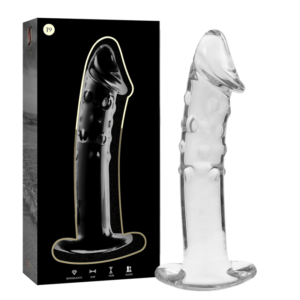 img_157910_b3aaa8080b8102d3e5c2f413b866ff82_1 NEBULA SERIES BY IBIZA - MODELO 19 DILDO VIDRO BOROSILICADO TRANSPARENTE 18.5 CM -O- 4 CM