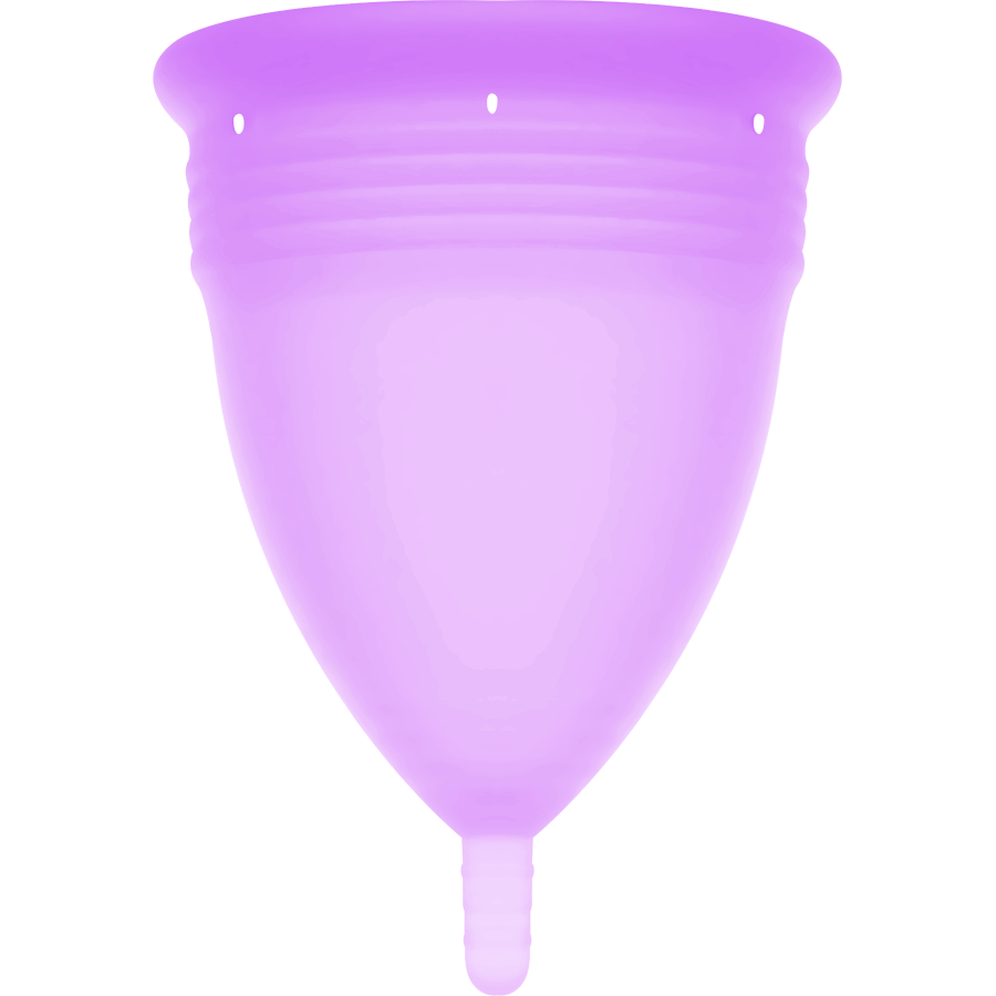 COPA MENSTRUAL STERCUP TAMANHO L COR ROXO SILICONE FDA - Image 3