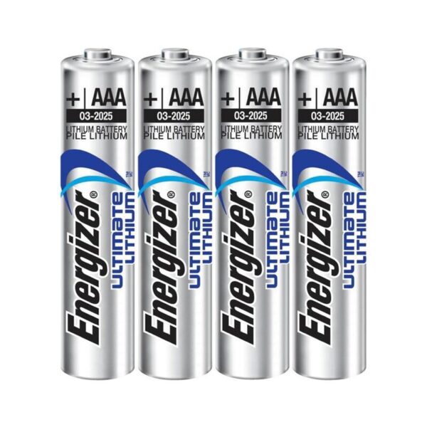 ENERGIZADOR ULTIMATE LITHIUM LITHIUM BATTERY AAA L92 LR03 1,5V BLISTER * 4 - Image 2