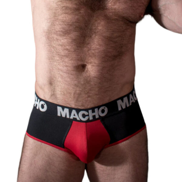 MACHO - MS26N SLIP PRETO/VERMELHO S - Image 2