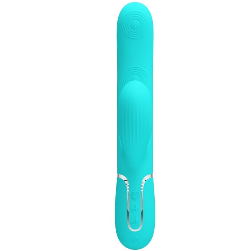 PRETTY LOVE - PERLITA MULTIFUNO 3 EM 1 VIBRADOR G-SPOT AQUA VERDE - Image 2
