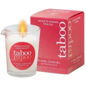 img_88037_0d2d72558f9ea2a9107c6bb973846682_1 RUF - VELA DE MASSAGEM TABOO PARA SEU AROMA DE FLOR DE CACAU PLAISIR CHARNEL