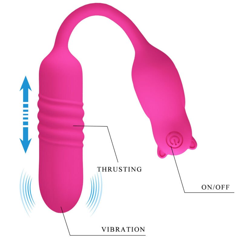PRETTY LOVE - BALA VIBRANTE DE SILICONE ROSA - Image 4