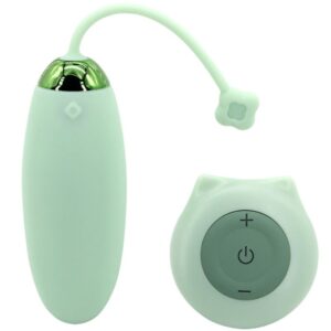 img_182888_334e36dab5ecadbef374925f1f08738d_1 ARMONY - KITTY FUN EGG VIBRADOR CONTROLE REMOTO 10 VIBRAÇÕES VERDE