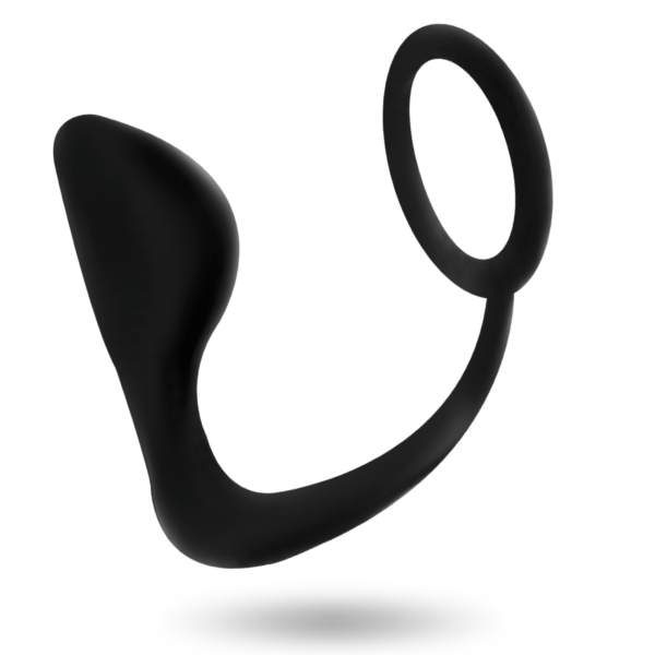 ADDICTED TOYS - PLUG ANAL COM ANEL DE PÊNIS PRETO - Image 2