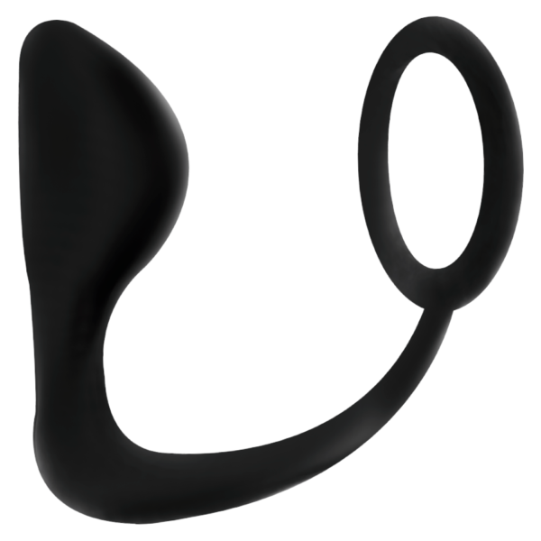 ADDICTED TOYS - PLUG ANAL COM ANEL DE PÊNIS PRETO - Image 3
