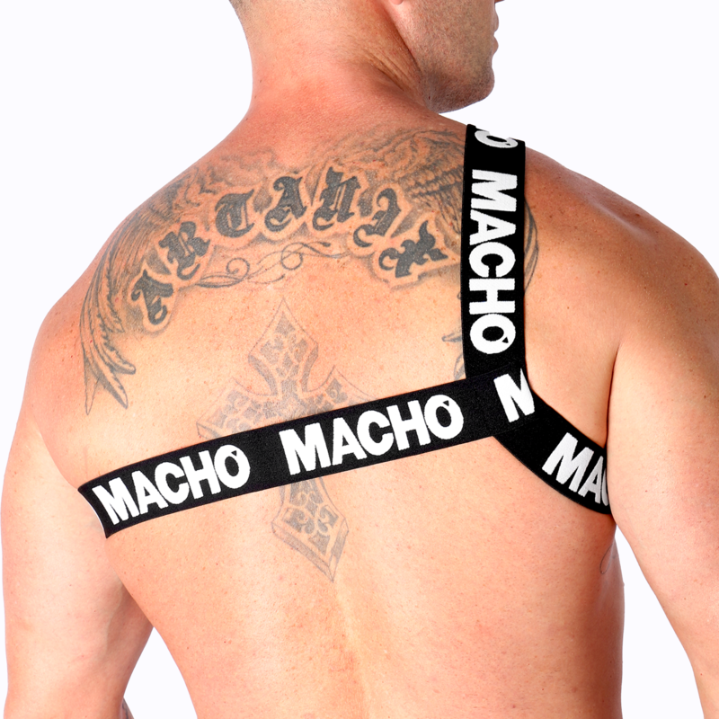 MACHO - ARNÊS ROMANO BRANCO S/M - Image 4