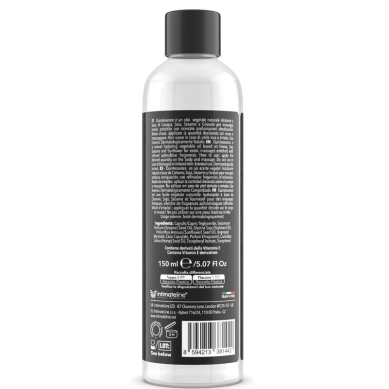 INTIMATELINE LUXURIA - ÓLEO DE MASSAGEM SUGAR CLOUD 150 ML - Image 3