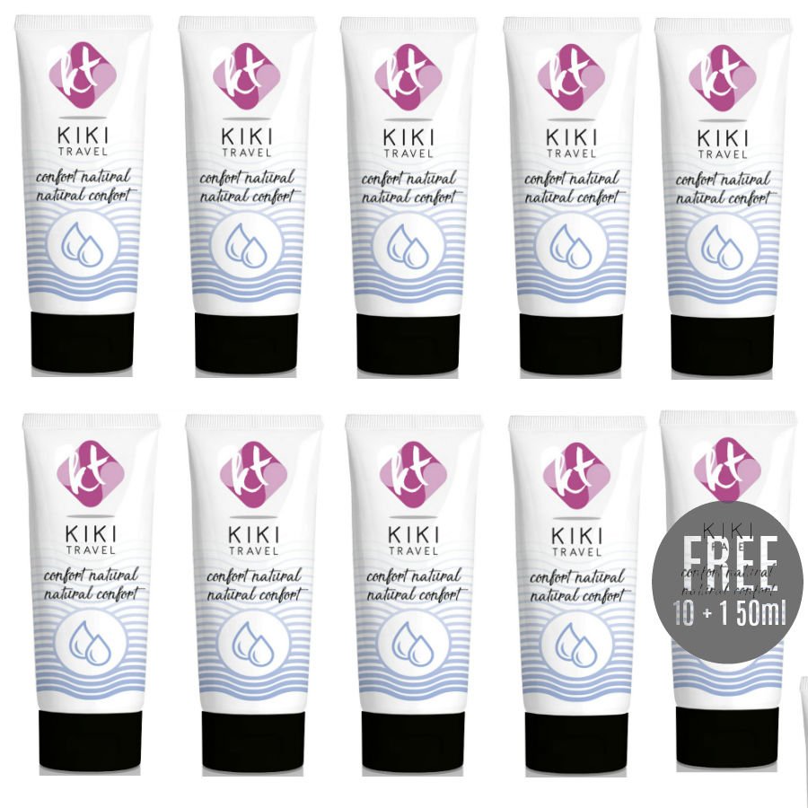 KIKÍ TRAVEL - CONFORT LUBRIFICANTE NATURAL 50 ML 10 + 1 GRÁTIS