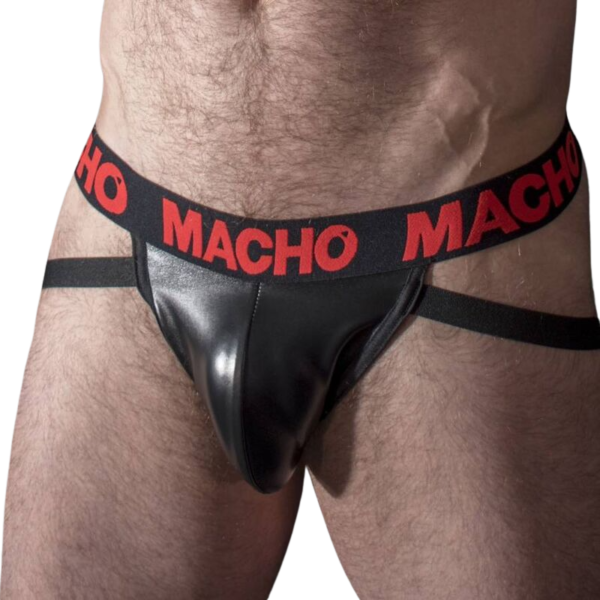 MACHO - MX25RC JOCK COURO VERMELHO S - Image 2