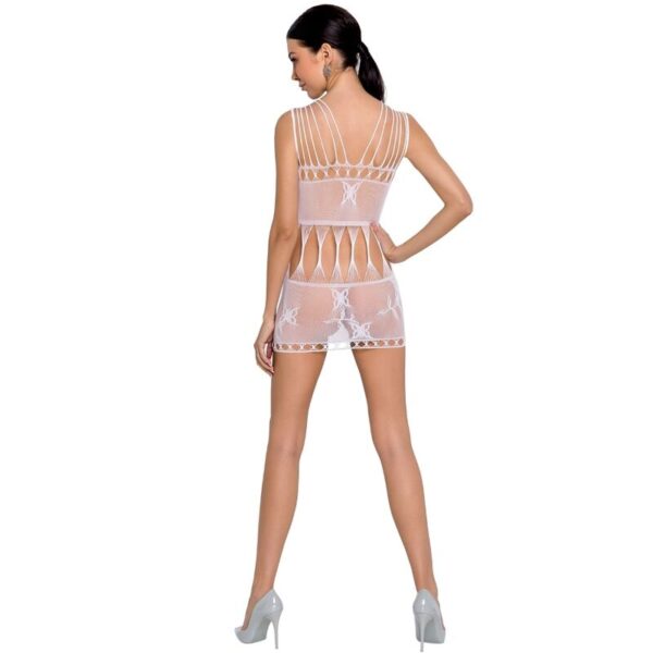 PASSION - WOMAN BS090 BODYSTOCK BRANCO TAMANHO ÚNICO - Image 2