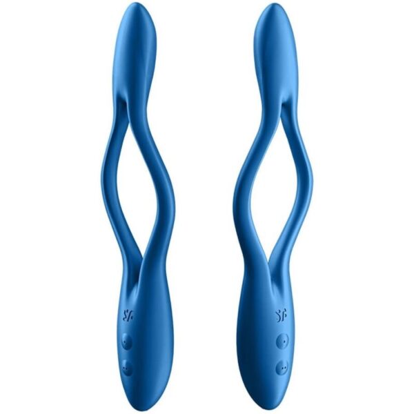 SATISFYER - MULTI VIBRADOR ELASTIC GAME AZUL - Image 2