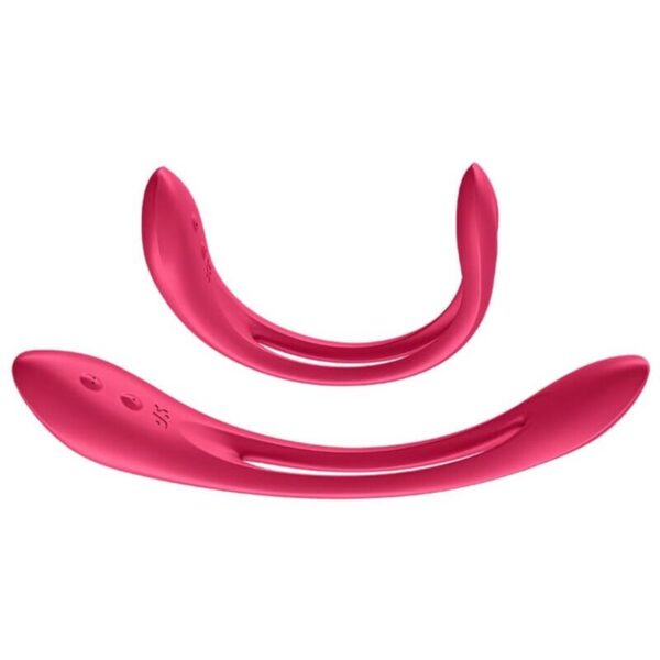 SATISFYER - MULTI VIBRADOR ELASTIC JOY VERMELHO - Image 3