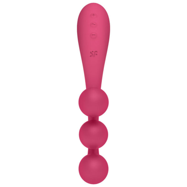SATISFYER - MULTI VIBRADOR TRI BALL 1 VERMELHO - Image 2