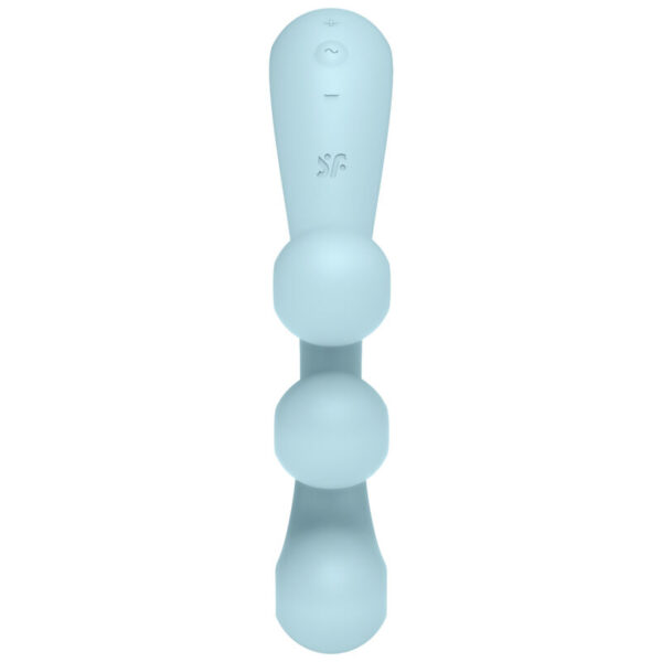 SATISFYER - MULTI VIBRADOR TRI BALL 2 AZUL - Image 3