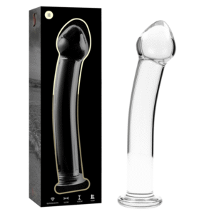 img_157152_773d04fe0c68b15406ac7b3860b5b370_1 NEBULA SERIES BY IBIZA - MODELO 11 DILDO VIDRO BOROSILICADO TRANSPARENTE 16 CM -O- 3 CM