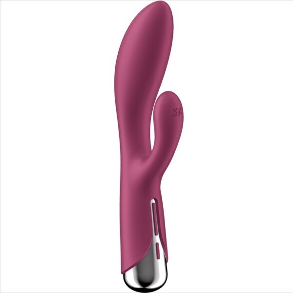 SATISFYER - COELHO GIRATÓRIO 1 CLITÓRIS E ESTIMULAO DE PONTO G VERMELHO - Image 3