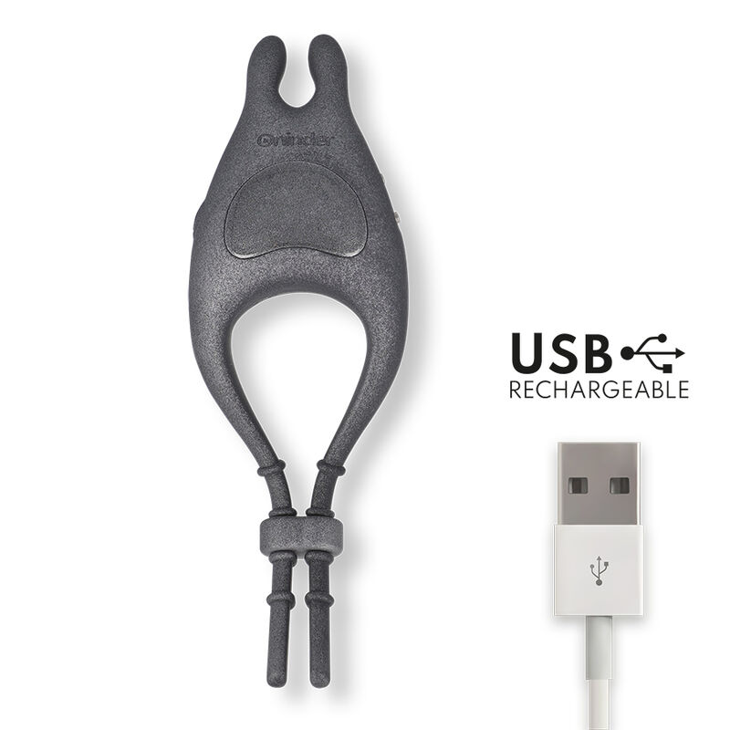 ONINDER - ANEL VIBRADOR AJUSTÁVEL RECARREGÁVEL PAMPA COM ESTIMULADOR DE CLITÓRIS 10 VELOCIDADES - APLICATIVO GRATUITO - Image 5