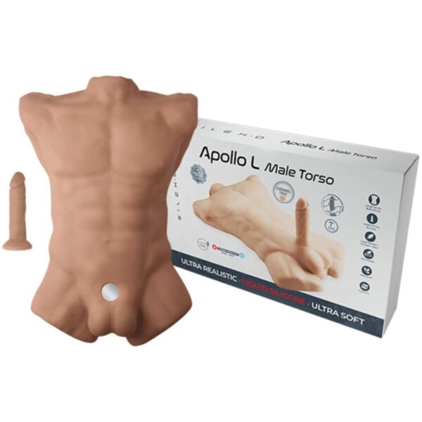 SILEXD - APOLLO L TRONCO MASCULINO REALISTA CARAMELO - Image 2