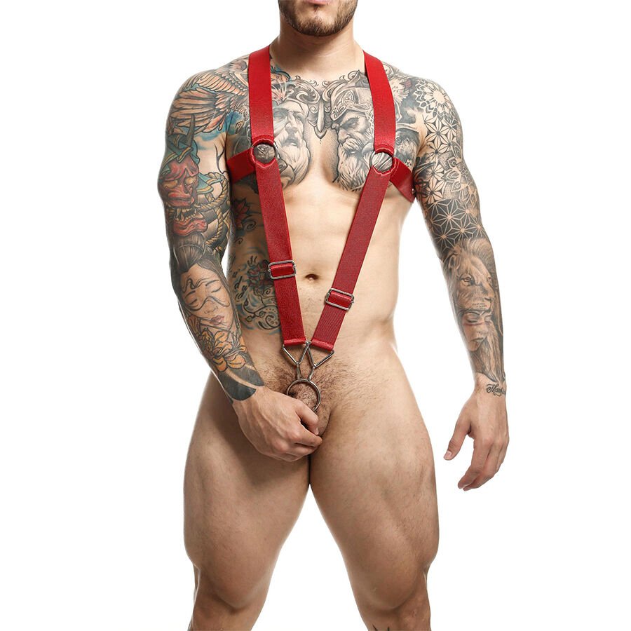 MOB - DNGEON CROSS BACK HARNESS VERMELHO TAMANHO ÚNICO