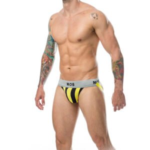 MOB - CALÇA CLASSIC JOCK STRIPE AMARELA TAMANHO G