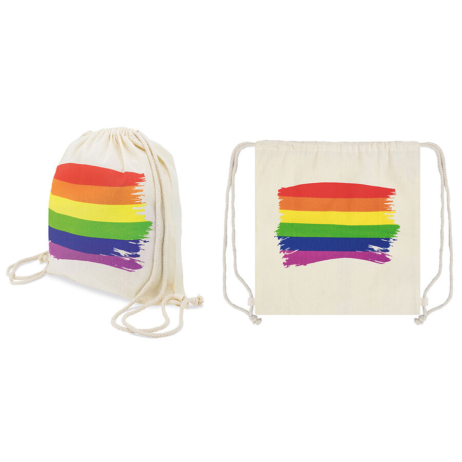 PRIDE - MOCHILA COM BANDEIRA LGBT DE ALGODO - Image 3