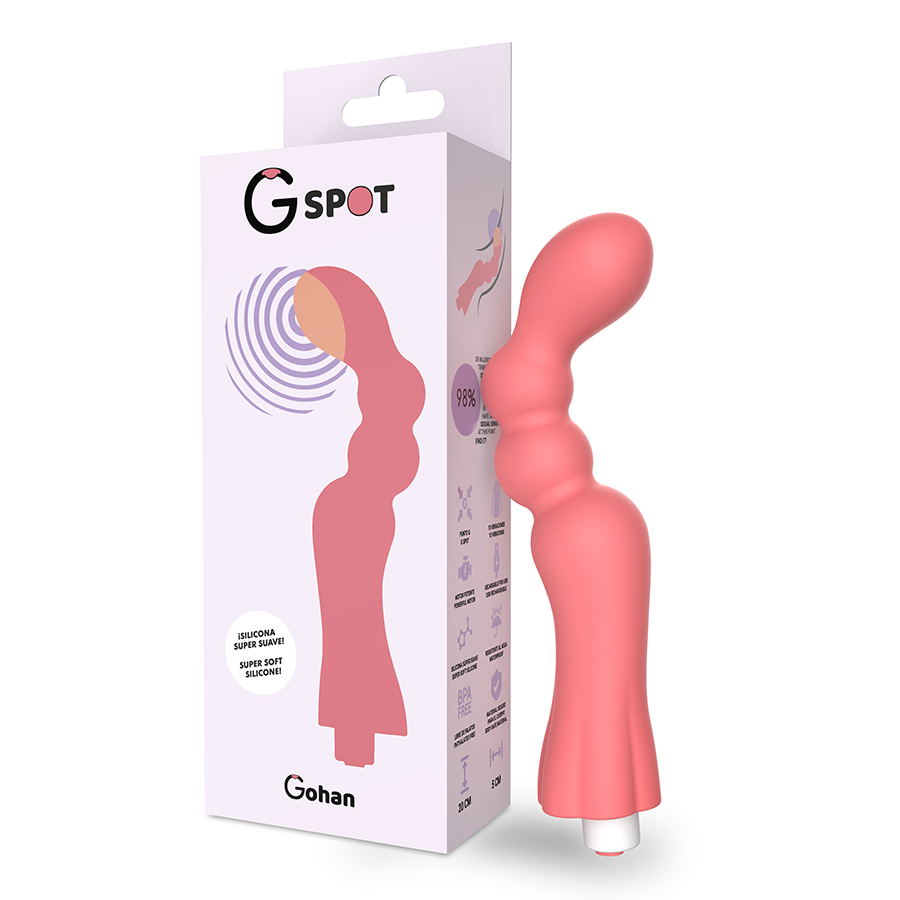 G-SPOT- GOHAN G-SPOT VIBRADOR LUZ VERMELHA - Image 5