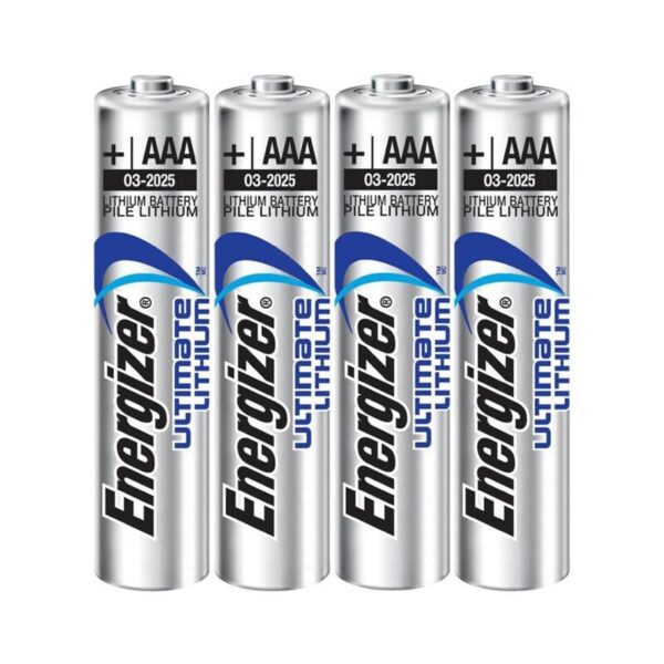 ENERGIZADOR ULTIMATE LITHIUM LITHIUM BATTERY AAA L92 LR03 1,5V BLISTER * 4 - Image 3