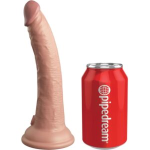 img_156120_98f80528fa42001957c3c47aa4f6e78f_1 KING COCK - ELITE DILDO SILICONE REALISTA 17.8 CM