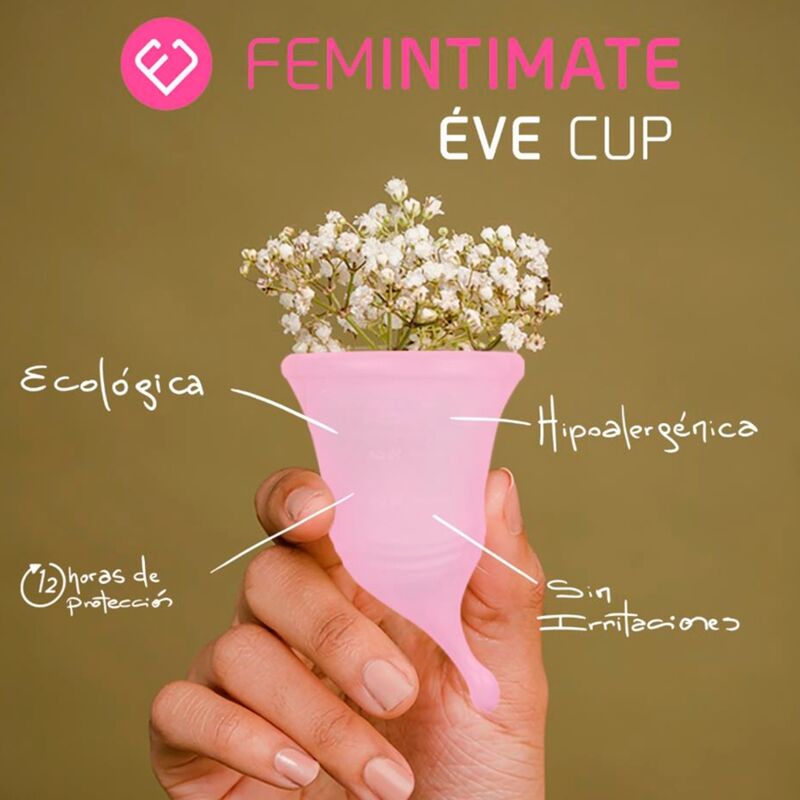 FEMINTIMATE - EVE NOVO COPO MENSTRUAL DE SILICONE - TAMANHO M - Image 2