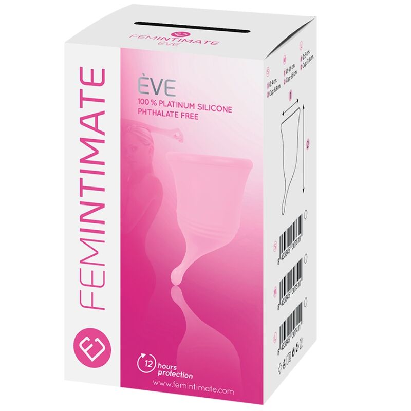 FEMINTIMATE - EVE NOVO COPO MENSTRUAL DE SILICONE - TAMANHO M - Image 3
