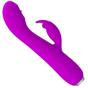 PRETTY LOVE - RACHEL VIBRADOR RECARREGÁVEL COM ONDAS ESTIMULANTES ROXO
