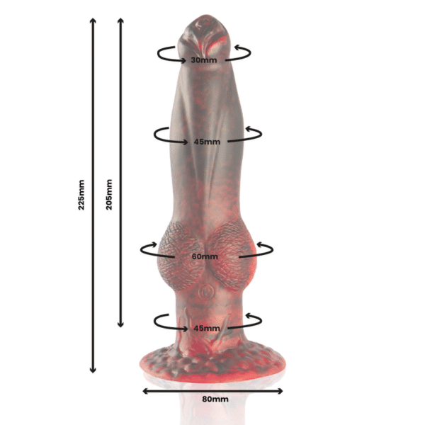 EPIC - PROMETHEUS DILDO TITAN EM CHAMAS CONTROLE REMOTO RECARREGÁVEL - Image 4