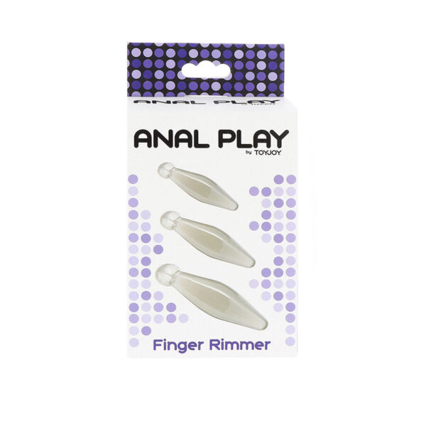 TOYJOY - ANAL PLAY FINGER RIMMER 3 PEÇAS TRANSPARENTE - Image 3