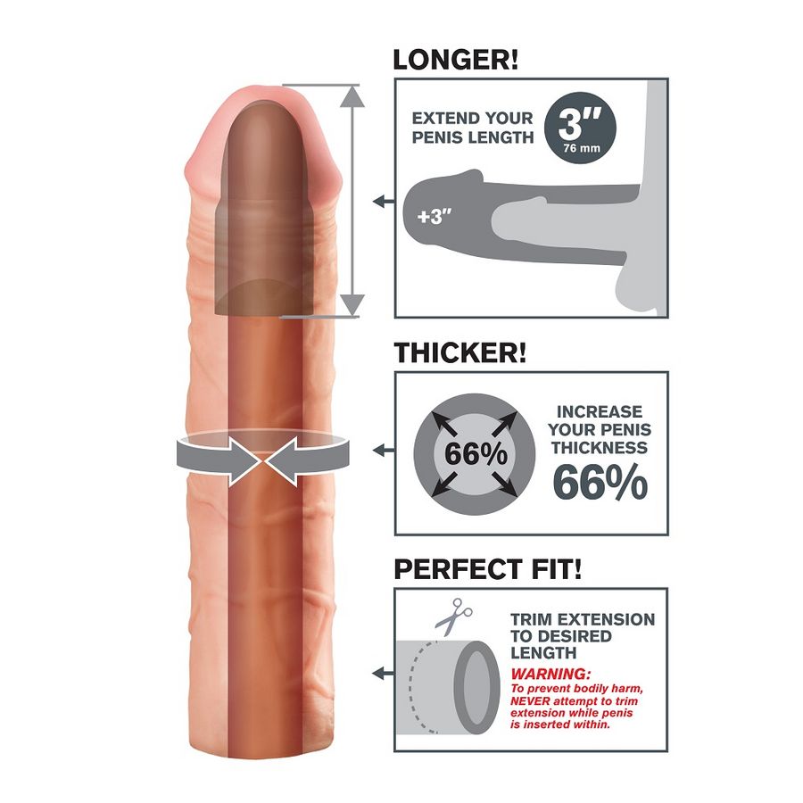 FANTASY X- TENSIONS - CARNE DE EXTENSÃO MEGA 3 - Image 3