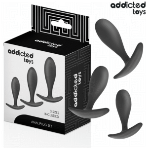 ADDICTED TOYS - CONJUNTO DE 3 PLUG ANAL MODELO 2