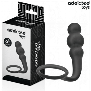 ADDICTED TOYS - PLUG ANAL COM ANEL MODELO 1
