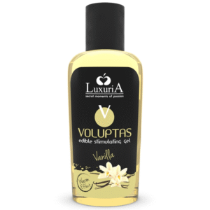 img_103287_0f5607faec0cbce13ec080a29e2595e8_1 INTIMATELINE LUXURIA - VOLUPTAS GEL DE MASSAGEM COMESTÍVEL EFEITO AQUECEDOR - BAUNILHA 100 ML