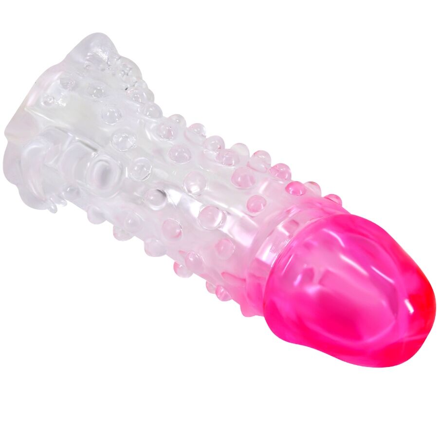 PRETTY LOVE - BAINHA DE AMPLIAÇÃO REALISTA WILFORD COM PÊNIS EM RELEVO ROSA - Image 3