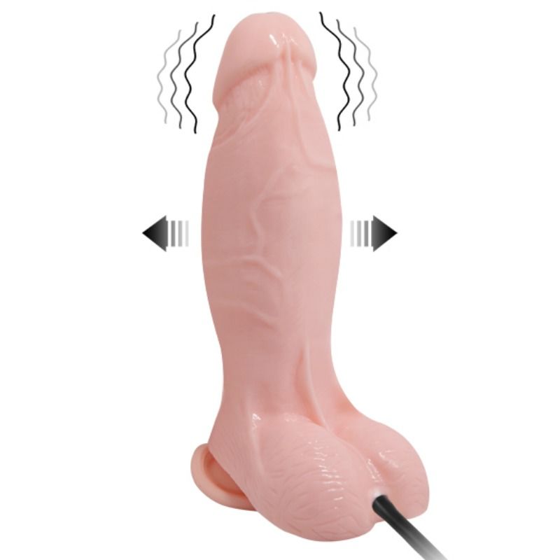 BAILE - DILDO VIBRANTE E INFLVEL REALISTA 18.8 CM - Image 2
