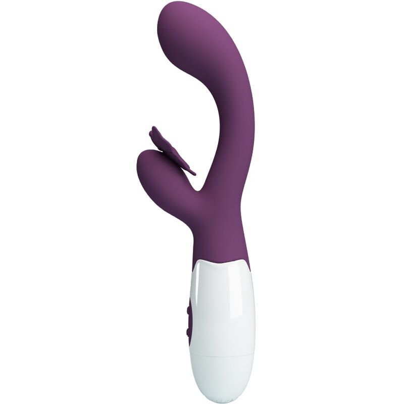 PRETTY LOVE - BUTTERFLY KISS VIBRADOR DE COELHO E ESTIMULADOR DE PONTO G ROXO - Image 2