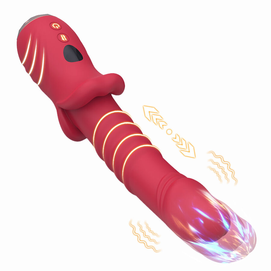 ARMONY - POINT A ESTIMULANTE VIBRADOR DILDO VERMELHO - Image 2