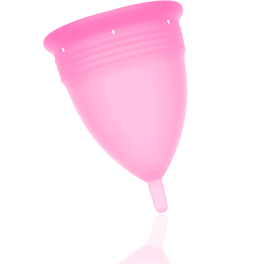 STERCUP - COPO MENSTRUAL DE SILICONE FDA ROSA - TAMANHO S - Image 2