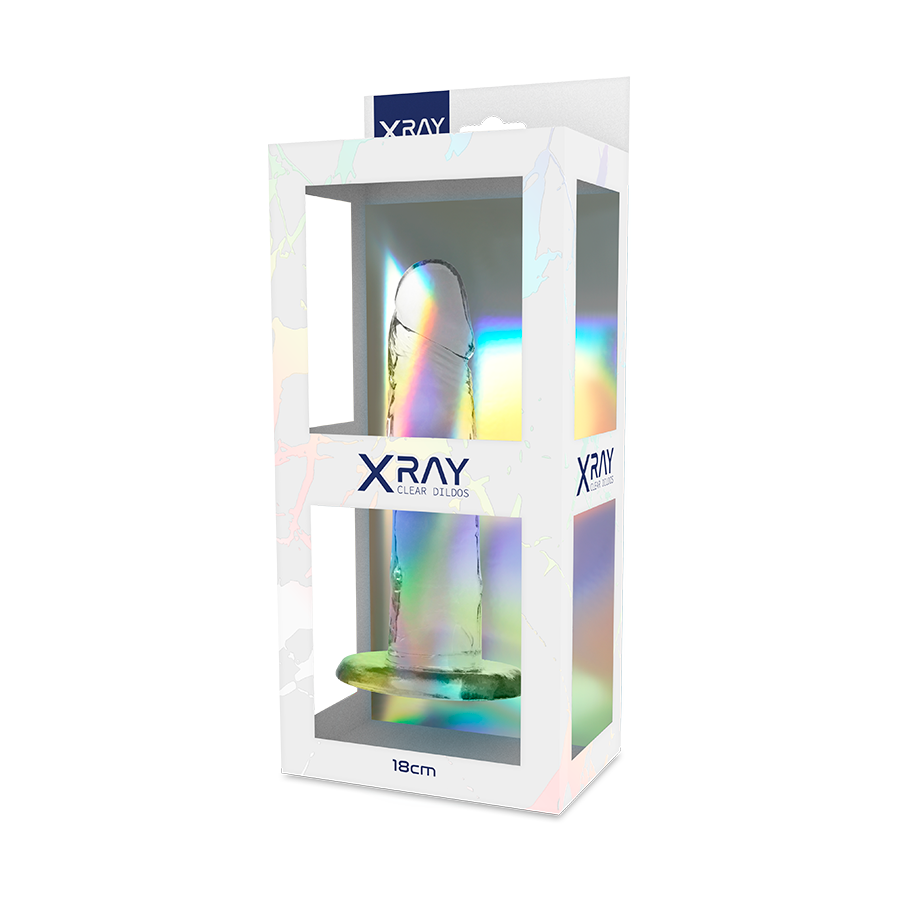 X RAY - DILDO TRANSPARENTE 18 CM -O- 4 CM - Image 2