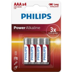 img_199075_13e6053492344e2259a826b0c777cd1b_1 PHILIPS - PILHA ALCALINAS AAA LR03 BLISTER*4