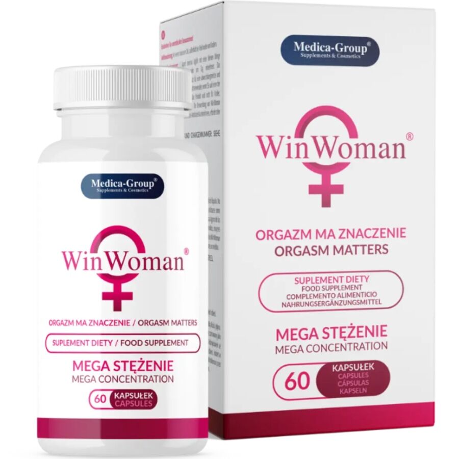 MEDICA GROUP - WIN WOMAN LIBIDO ENLARGEMENT 60 CÁPSULAS - Image 2