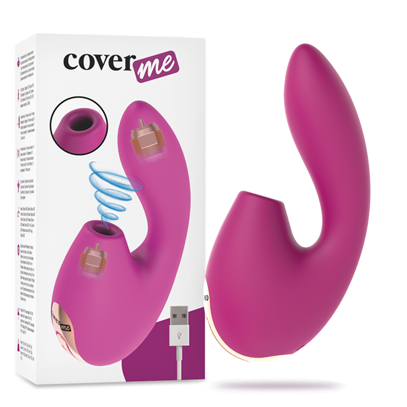 COVERME - SUCÇÃO DE CLITÓRIS E VIBRADOR PODEROSO PARA PONTO G