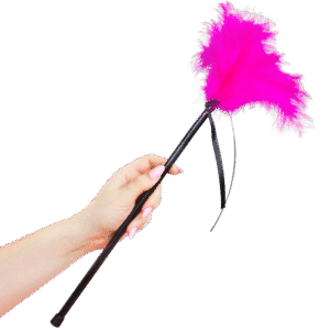 SECRETPLAY - PENAS ROSA 40 CM